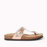Buckled T-Strap Sandals