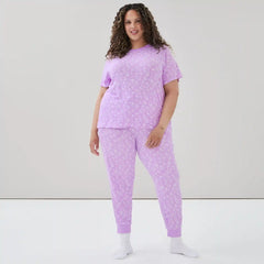 Women+ Printed T-Shirt Set
