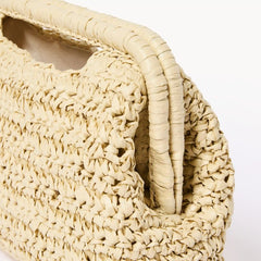 Raffia Clutch