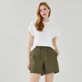 Linen Cotton Utility Short