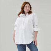 Women+ Oxford Button-Up Shirt