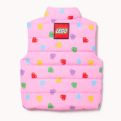 Kid Girls' LEGO® Printed Puffer Vest