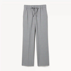 Wide Leg Pull-On Suit Pant