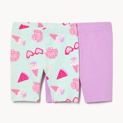 Toddler Girls' 2-Pack Long Bike Short