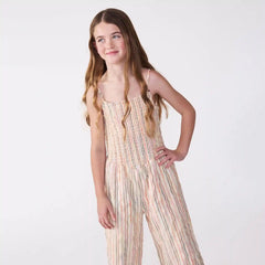Tween Girls' Printed Jumpsuit