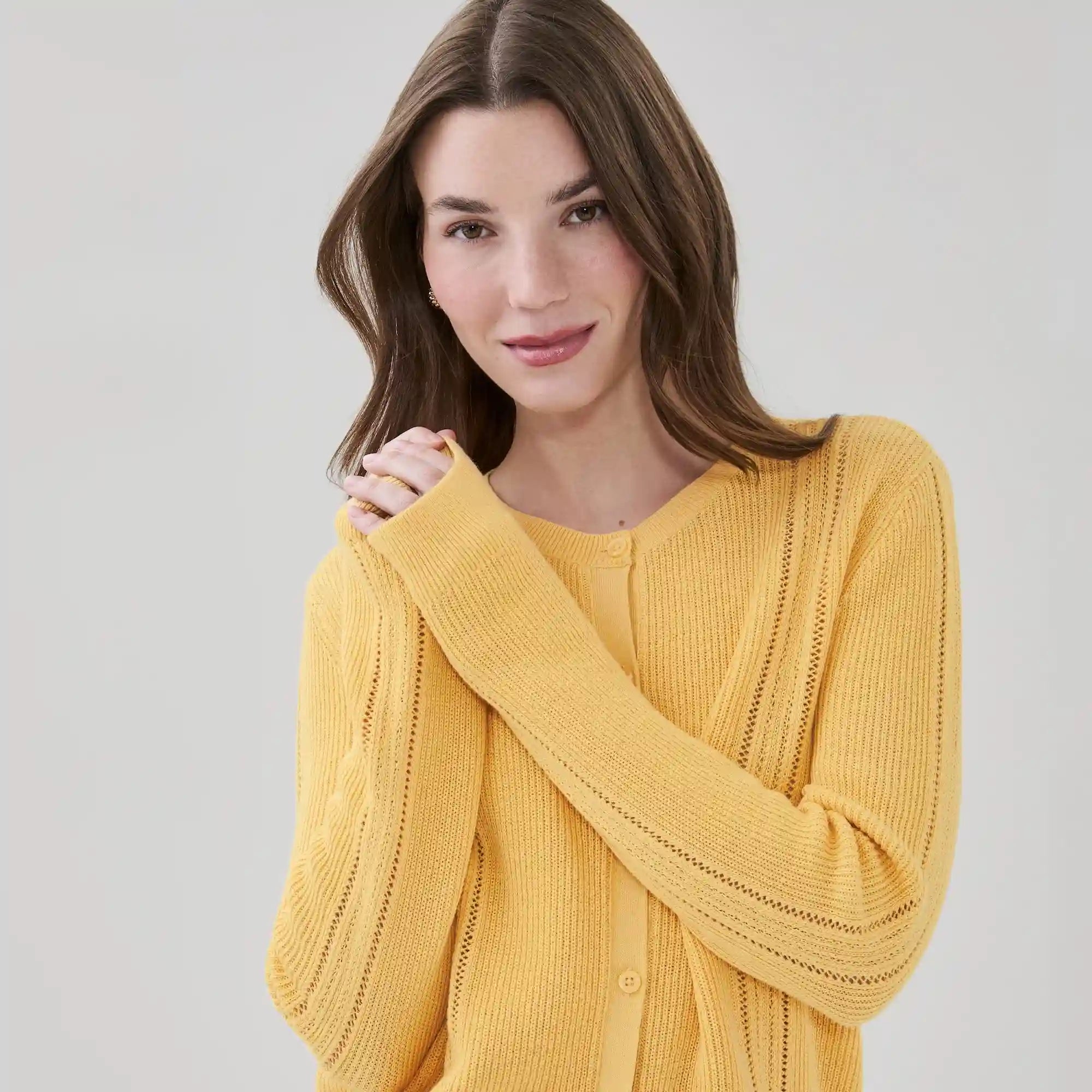 Pointelle Cardigan