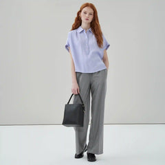 Twill Button-Up Shirt