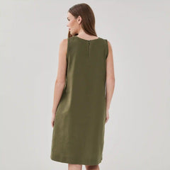 Linen Cotton Shift Dress