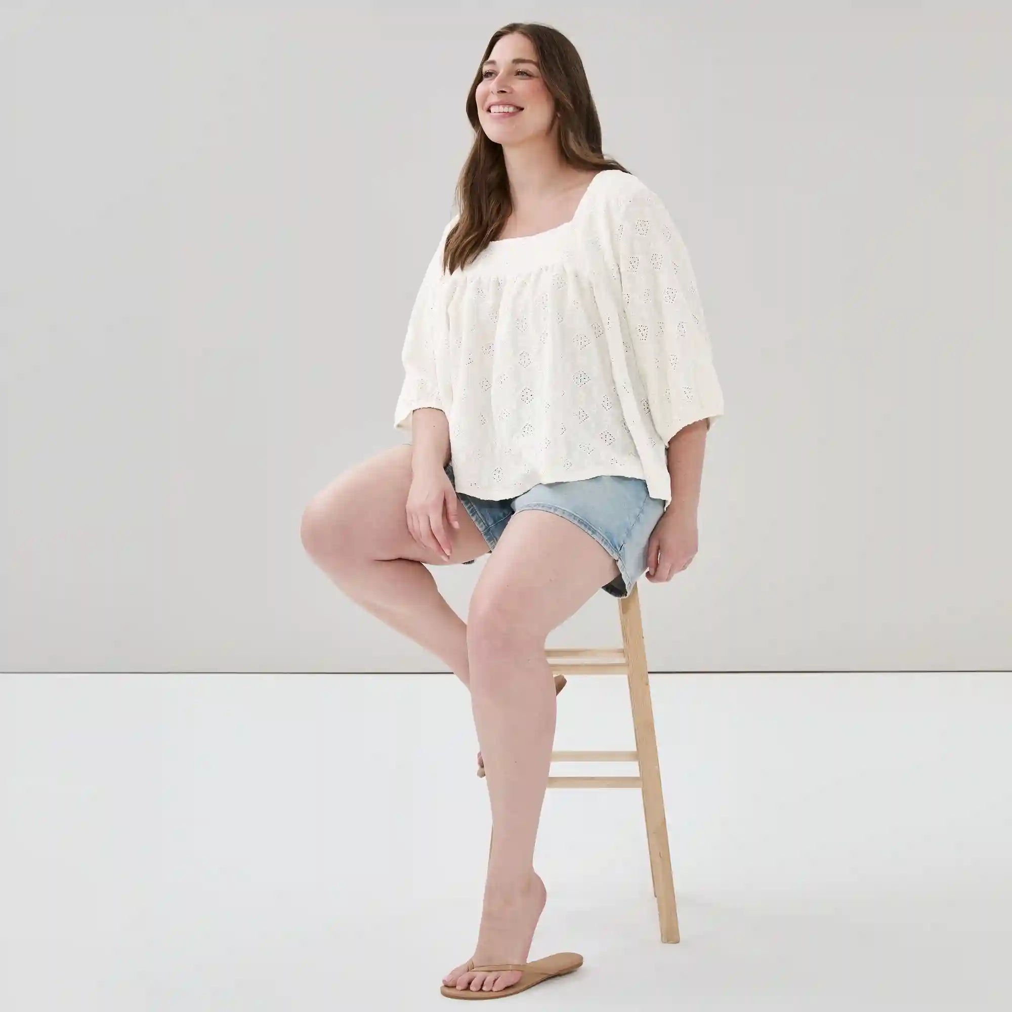Women+ Crinkled Top