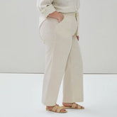 Women+ Linen Cotton Wide Leg Pant