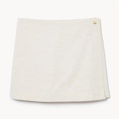 Linen Cotton Wrap Skort