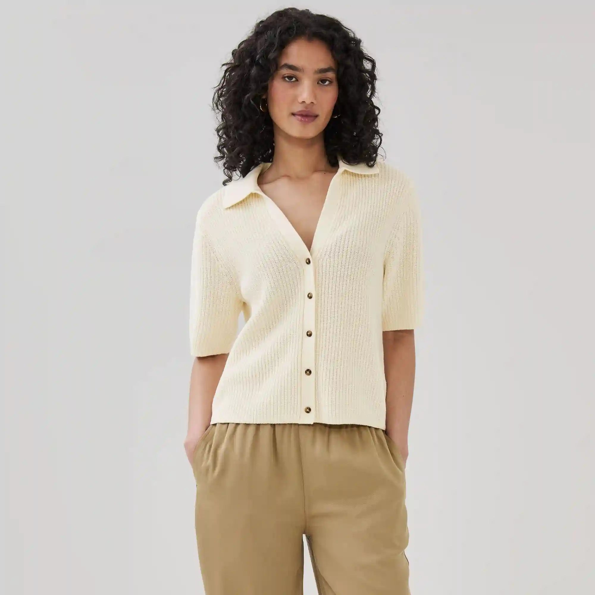 Polo Cardigan