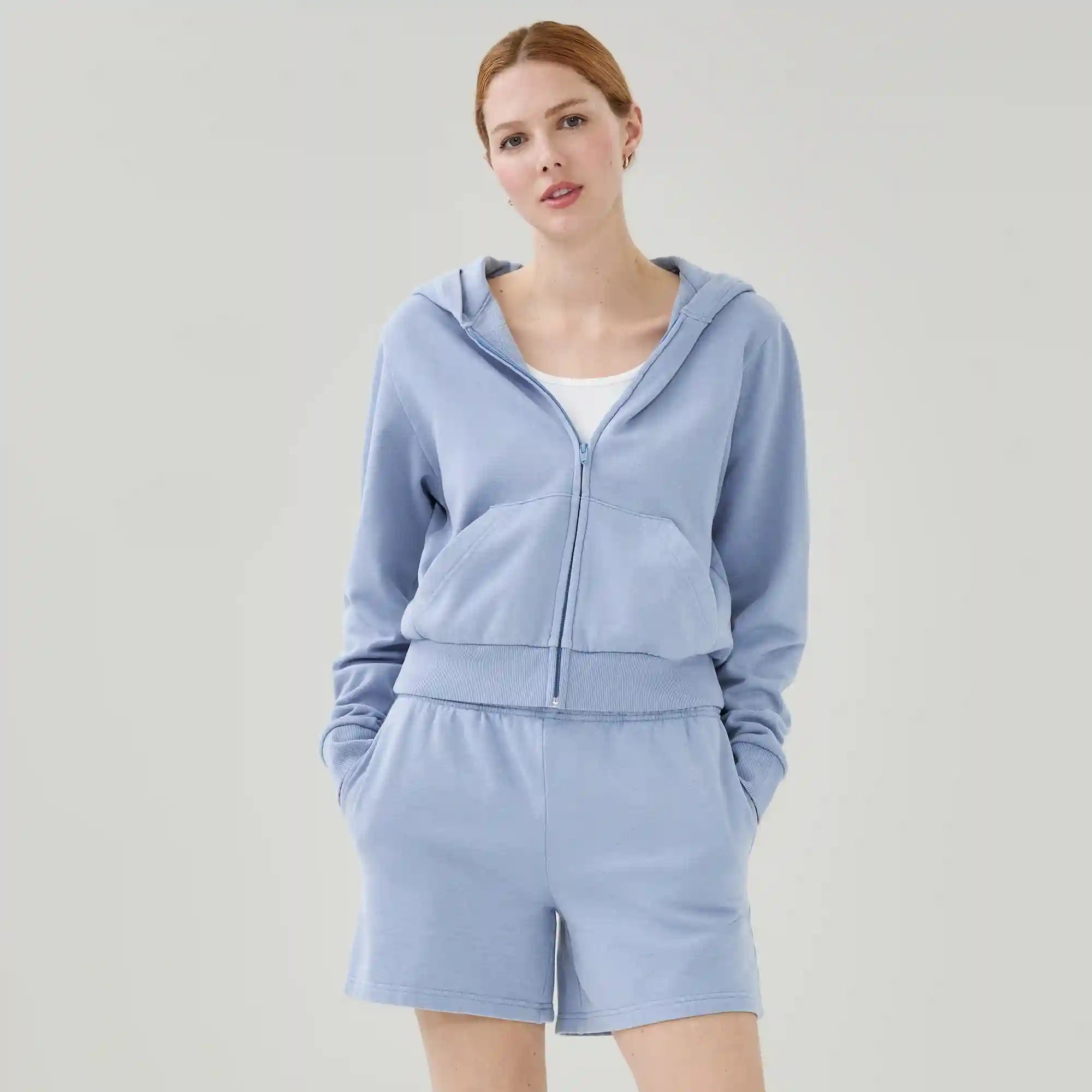 Active Cropped Hooded Jacket