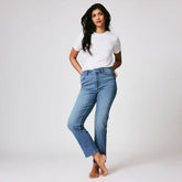 High Rise Straight Leg Jean