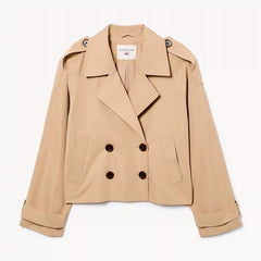 London Fog Cropped Trench Coat