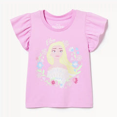 Toddler Girls' Disney Frozen Elsa Ruffled T-Shirt