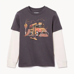 Kid Boys' Layered Long Sleeve Top