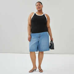 Women+ Ribbed Racerback Tank
