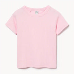 Kid Girls' Ribbed Cotton T-Shirt