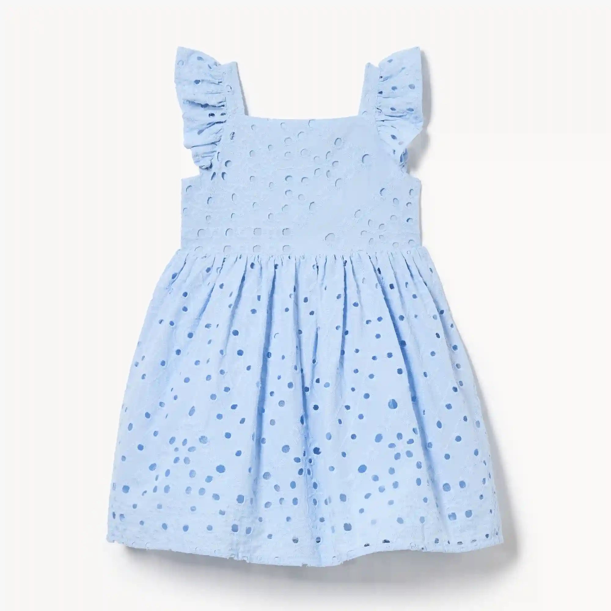 Toddler Girls' Bluberi Boulevard Eyelet Dress