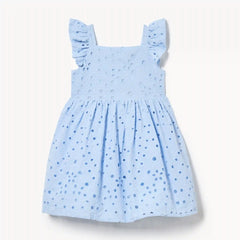 Toddler Girls' Bluberi Boulevard Eyelet Dress