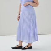 Women+ Pleated Midi Skirt