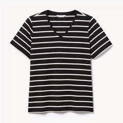 V-Neck Striped T-Shirt