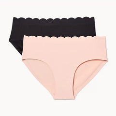 Kid Girls' 2-Pack Scalloped Hipster