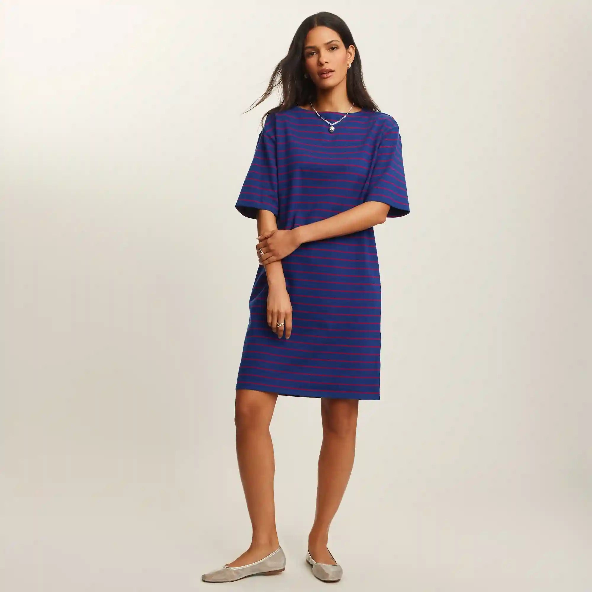 Striped T-Shirt Dress