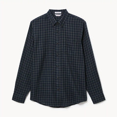 Men's Flannel Button-Down Shirt