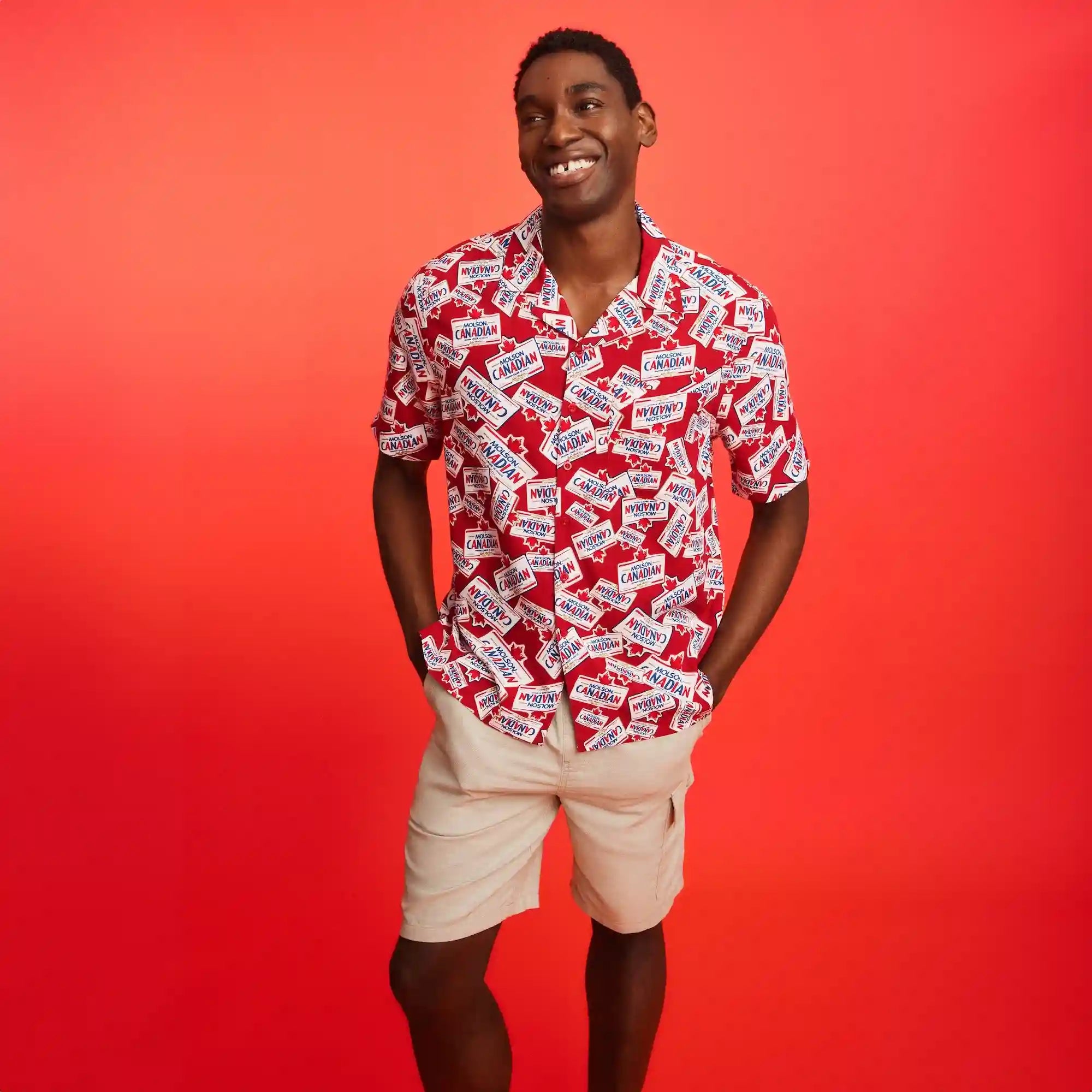 Men's Molson I Am Canadian Gauze Shirt