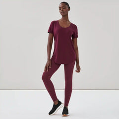 Active Scoop Neck T-Shirt