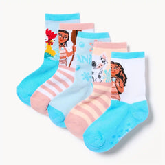 Toddler Girls' Disney Moana 5-Pack Socks