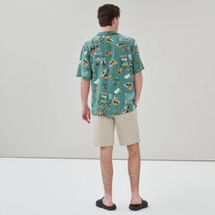 Men's Jurassic Park Gauze Button-Up Shirt