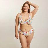 Women+ Printed Bikini Top