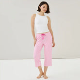 Printed Cropped Sleep Pant