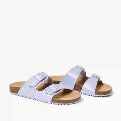 Kid Girls' Double Buckle Sandals
