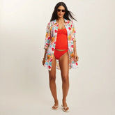 Gauze Printed Cover-Up Shirt