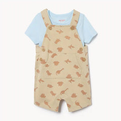 Baby Boys' Short Overall Set