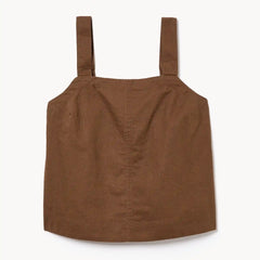Linen Cotton Square Neck Tank