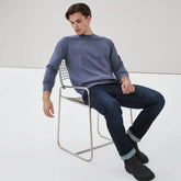 F6MR076175 SW PULLOVER,S,BLUE