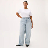 Women+ Wide Leg Light Wash Jean