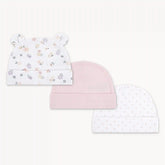 Newborn Huggies Organic Cotton Hat 3-Pack