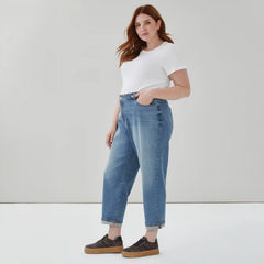 Women+ Medium Wash Relaxed Fit Jean
