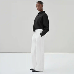 Linen Cotton Wide Leg Pant