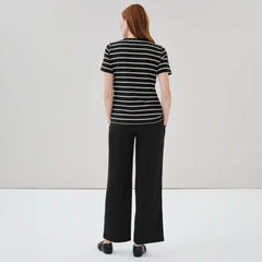 V-Neck Striped T-Shirt