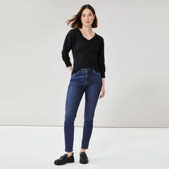 Long Mid Rise Skinny Jean