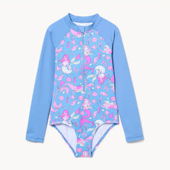 Kid Girls' Printed Rash Guard