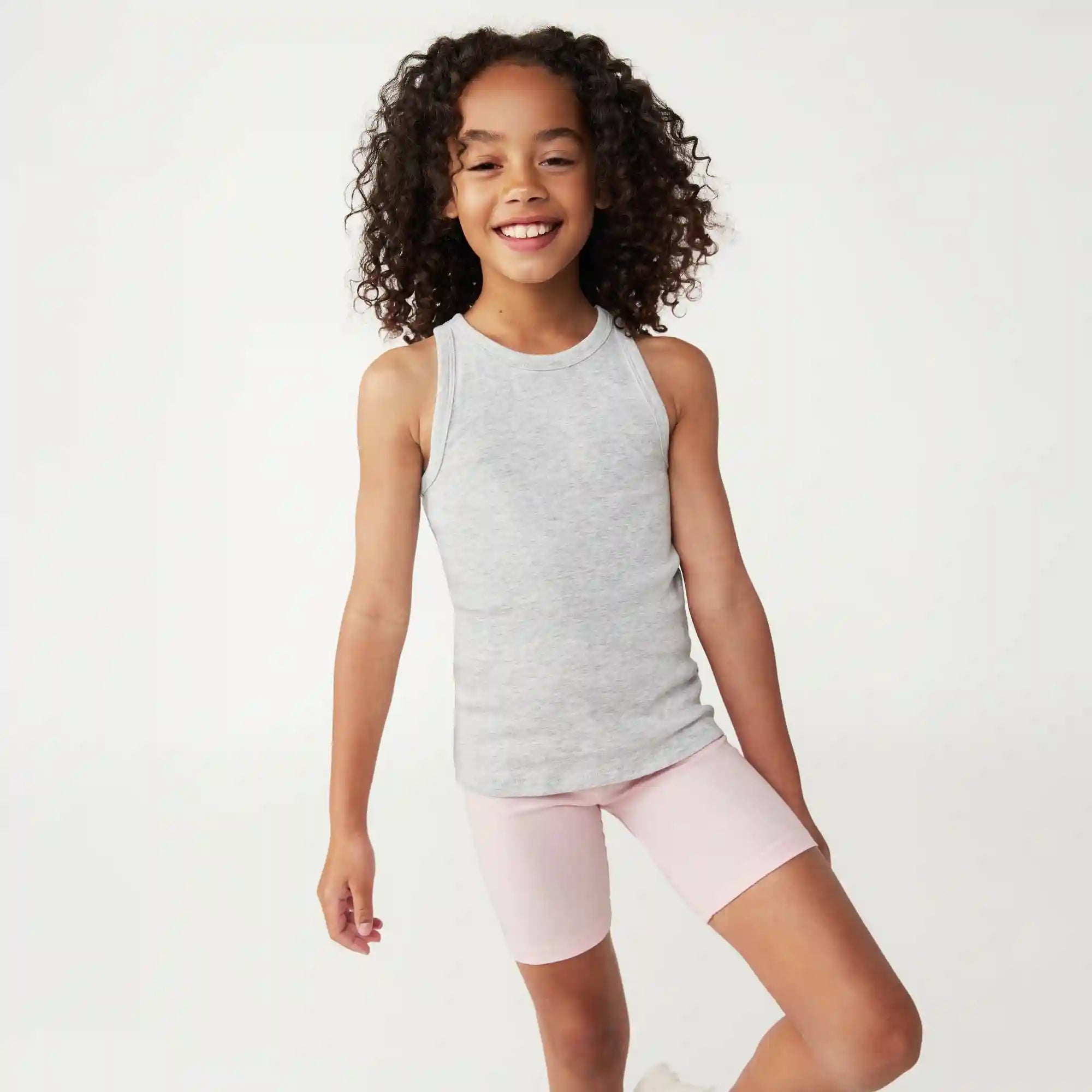 Kid Girls' Ribbed Tank Top