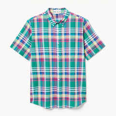 Men's Plaid Button-Down Shirt